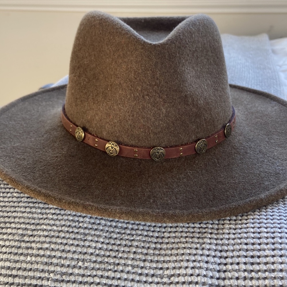 Brown Wool Western Hat - Picture 2 of 7